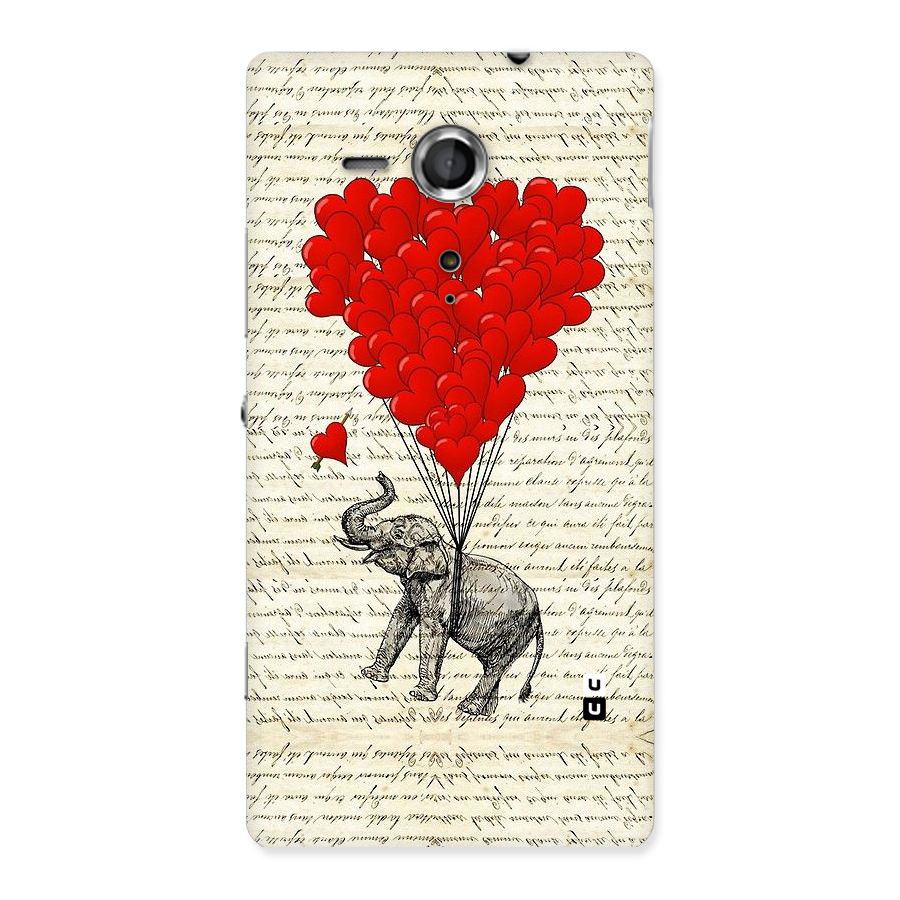 Love Weight Back Case for Sony Xperia SP