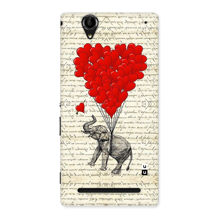 Love Weight Back Case for Sony Xperia T2