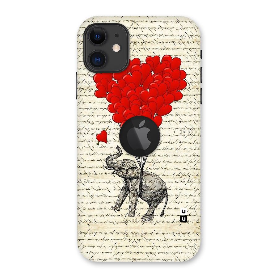Love Weight Back Case for iPhone 11 Logo Cut