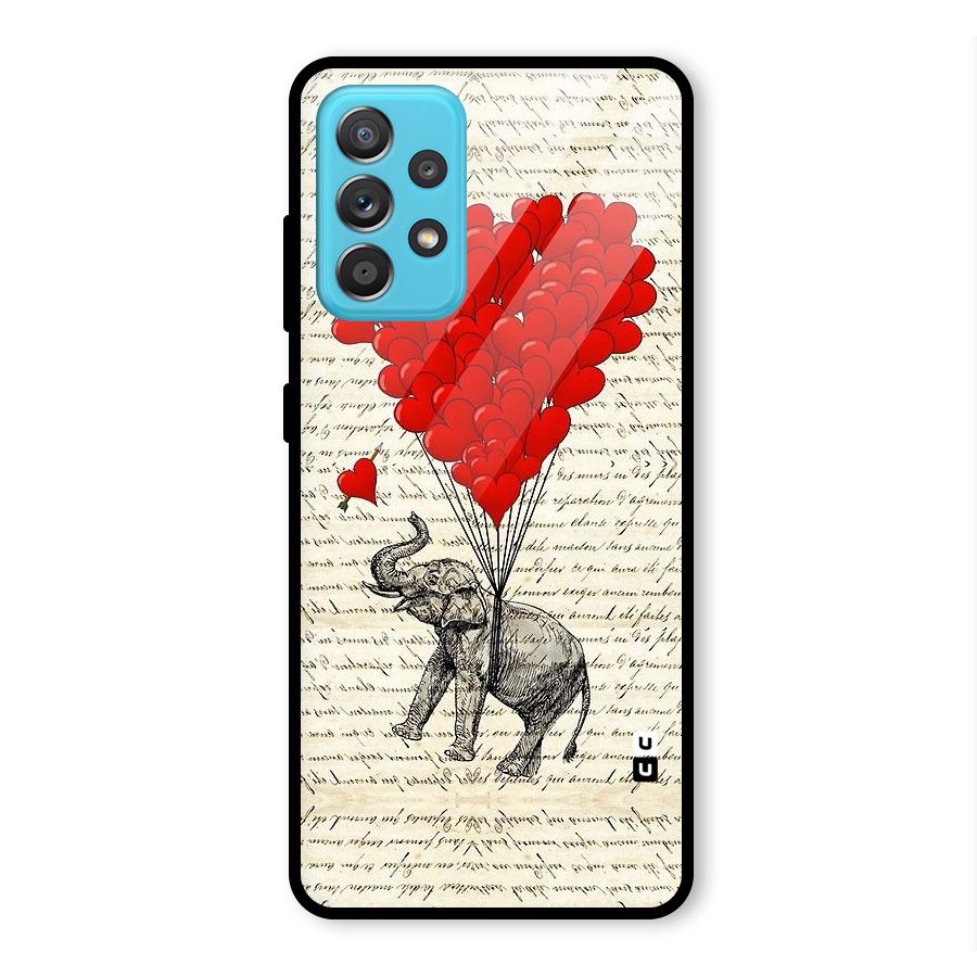 Love Weight Glass Back Case for Galaxy A52