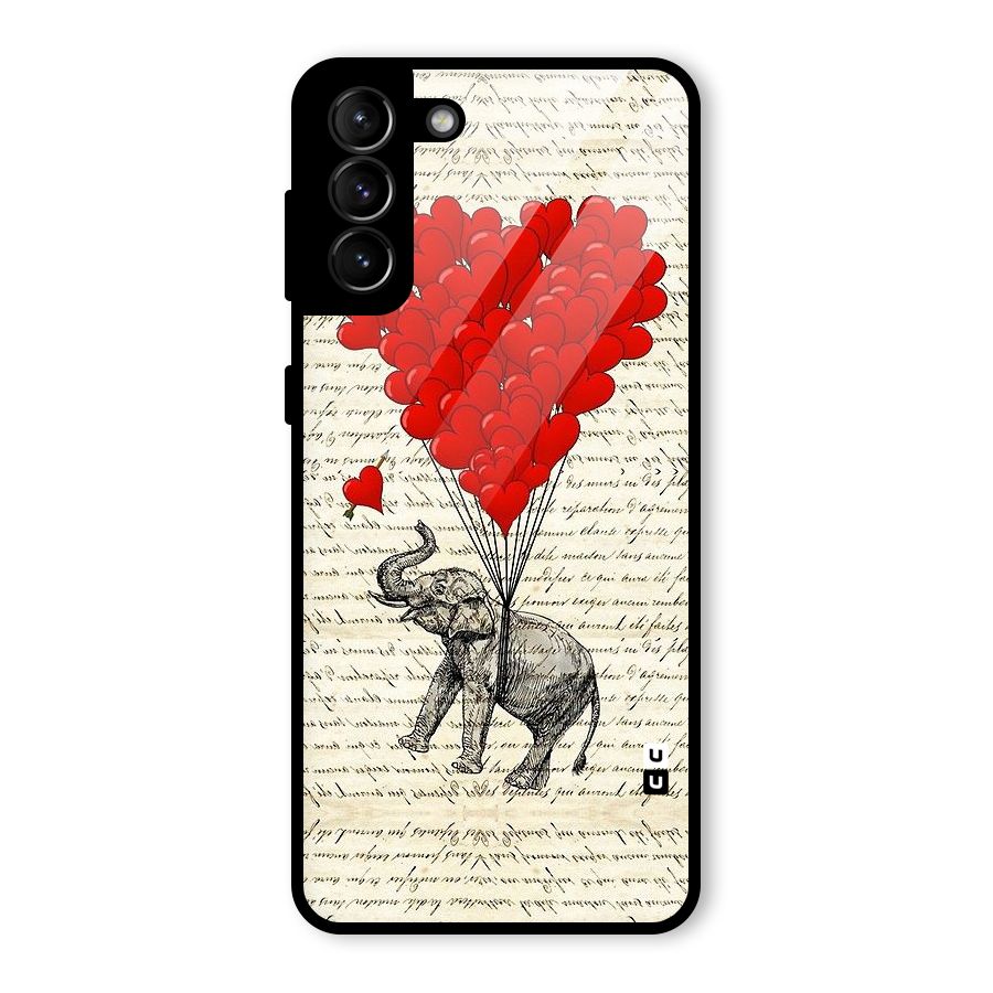 Love Weight Glass Back Case for Galaxy S21 Plus