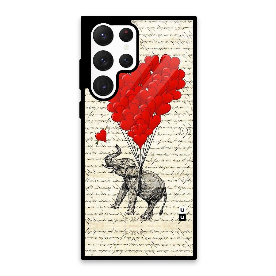 Love Weight Glass Back Case for Galaxy S22 Ultra 5G