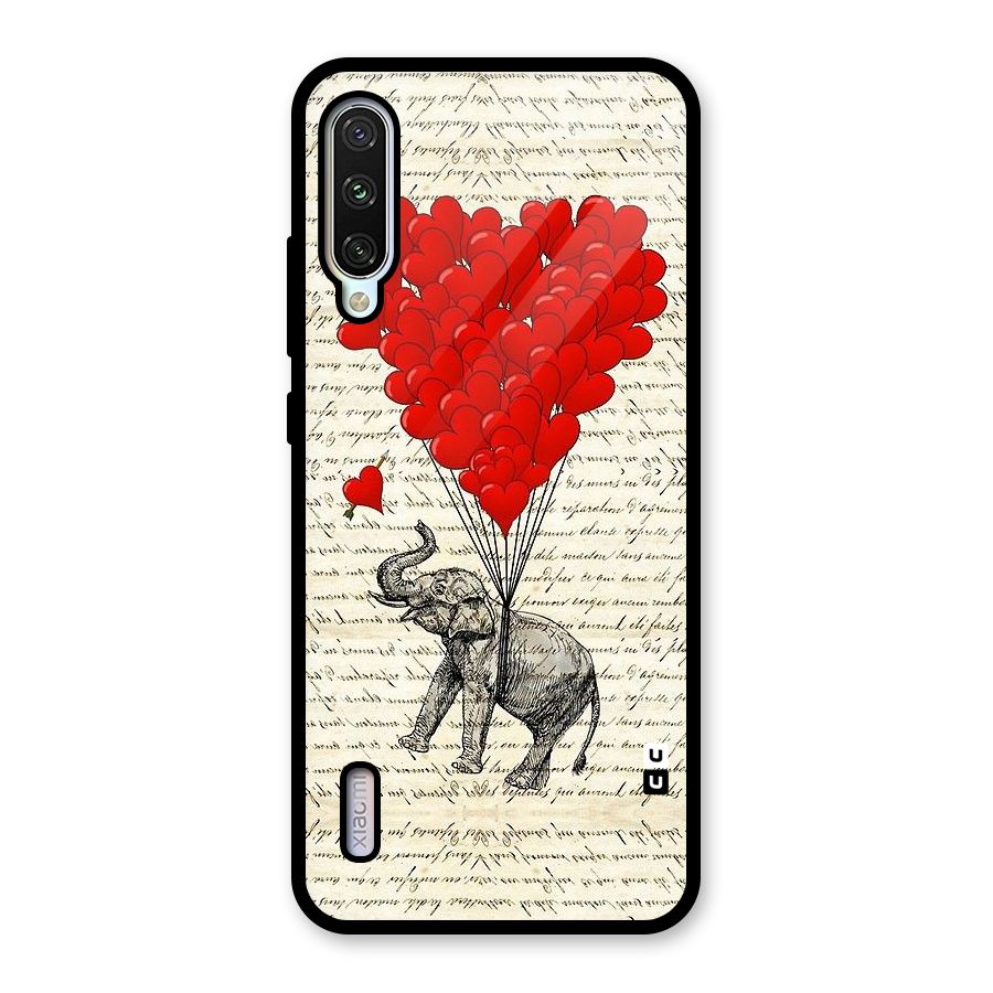Love Weight Glass Back Case for Mi A3