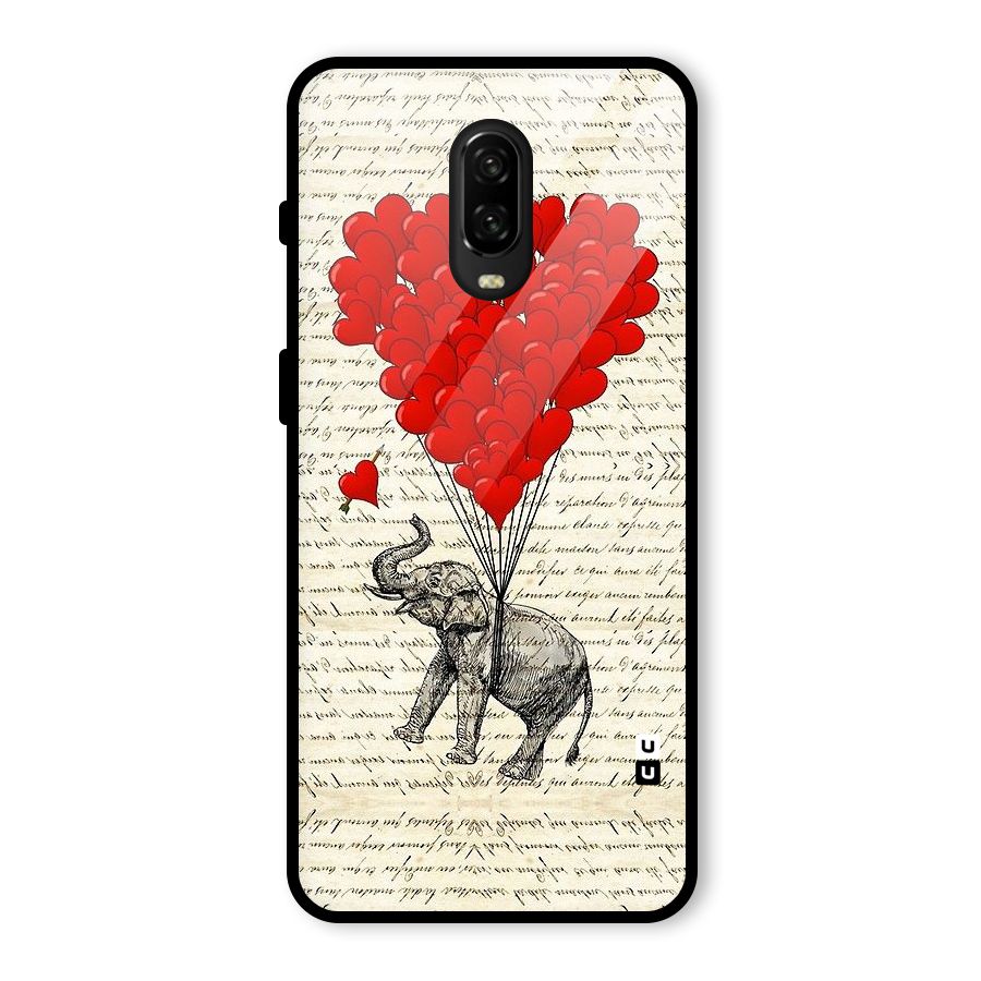 Love Weight Glass Back Case for OnePlus 6T