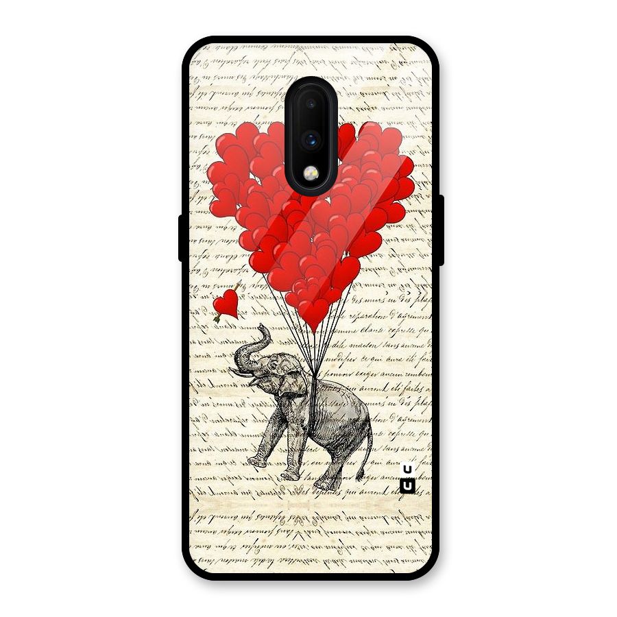 Love Weight Glass Back Case for OnePlus 7