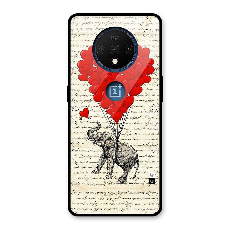 Love Weight Glass Back Case for OnePlus 7T