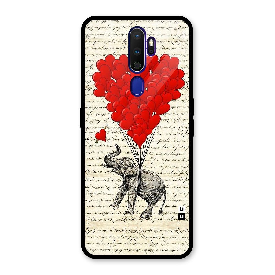 Love Weight Glass Back Case for Oppo A9 (2020)