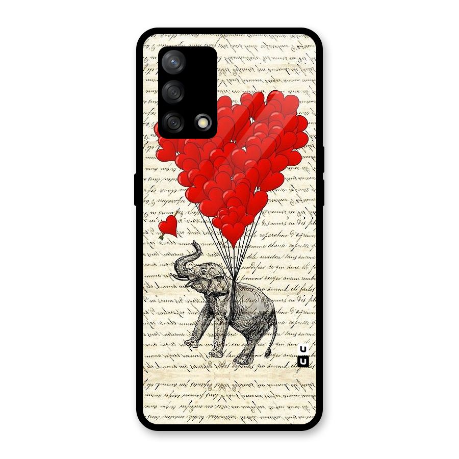 Love Weight Glass Back Case for Oppo F19