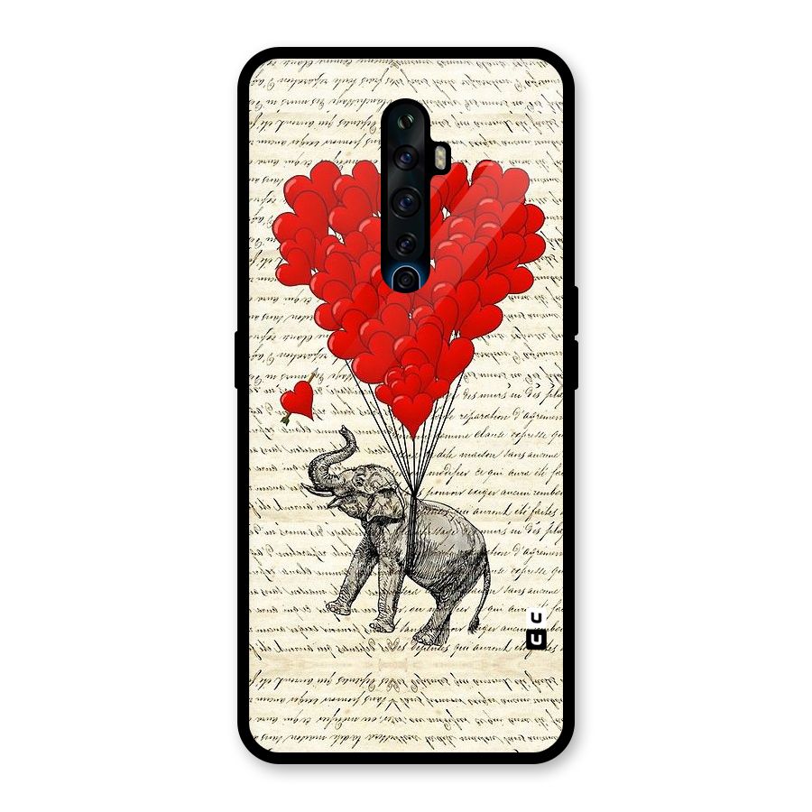 Love Weight Glass Back Case for Oppo Reno2 F