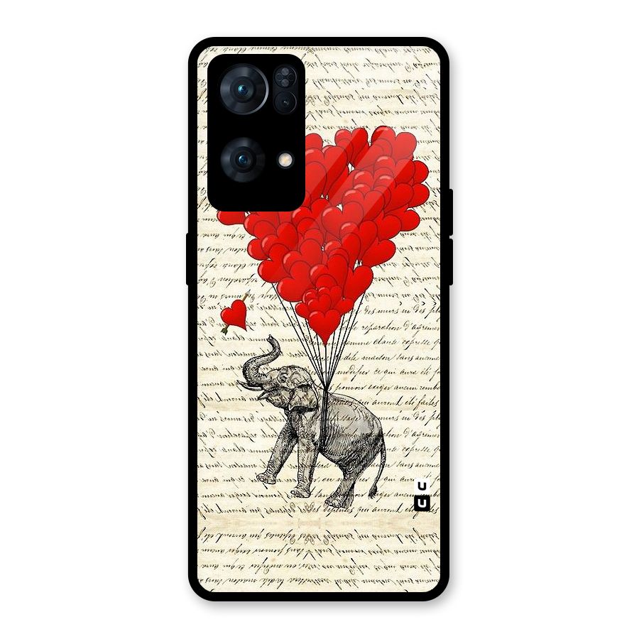 Love Weight Glass Back Case for Oppo Reno7 Pro 5G