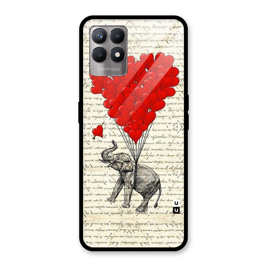 Love Weight Glass Back Case for Realme Narzo 50