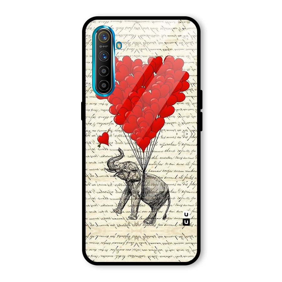 Love Weight Glass Back Case for Realme X2