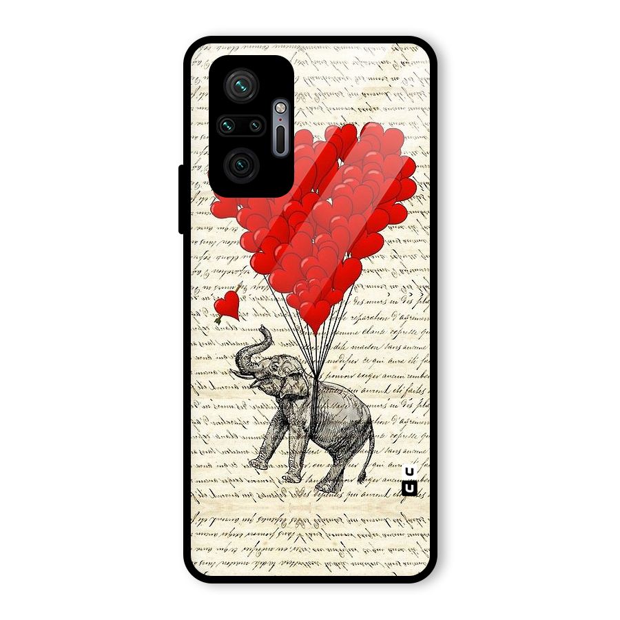 Love Weight Glass Back Case for Redmi Note 10 Pro