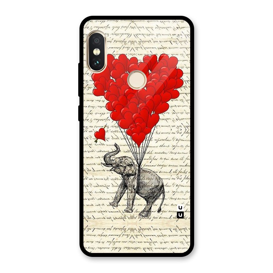 Love Weight Glass Back Case for Redmi Note 5 Pro