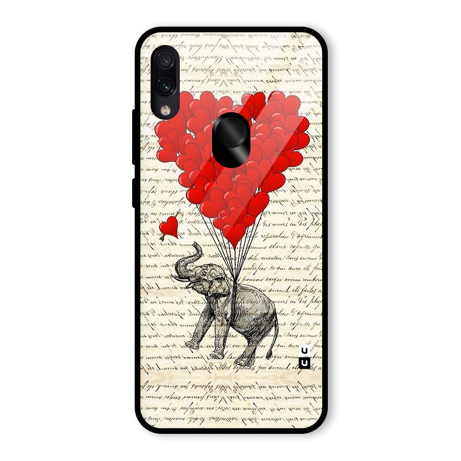 Love Weight Glass Back Case for Redmi Note 7 Pro