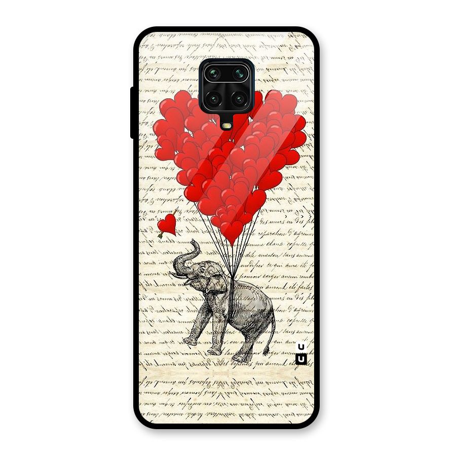 Love Weight Glass Back Case for Redmi Note 9 Pro Max