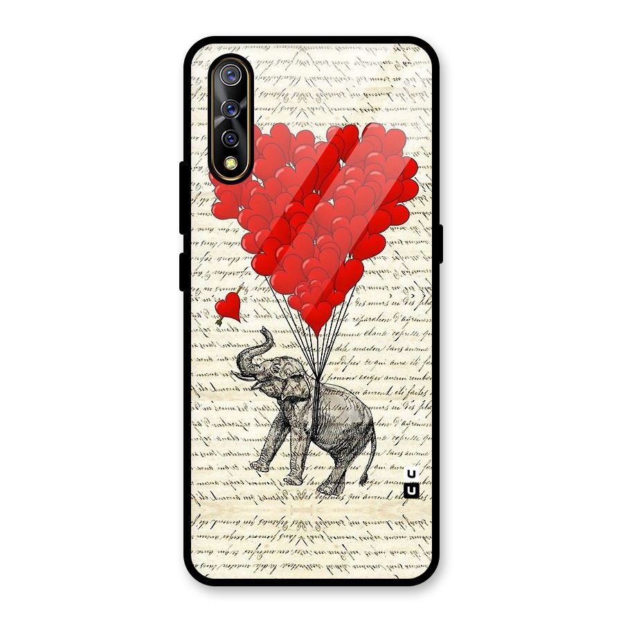 Love Weight Glass Back Case for Vivo S1