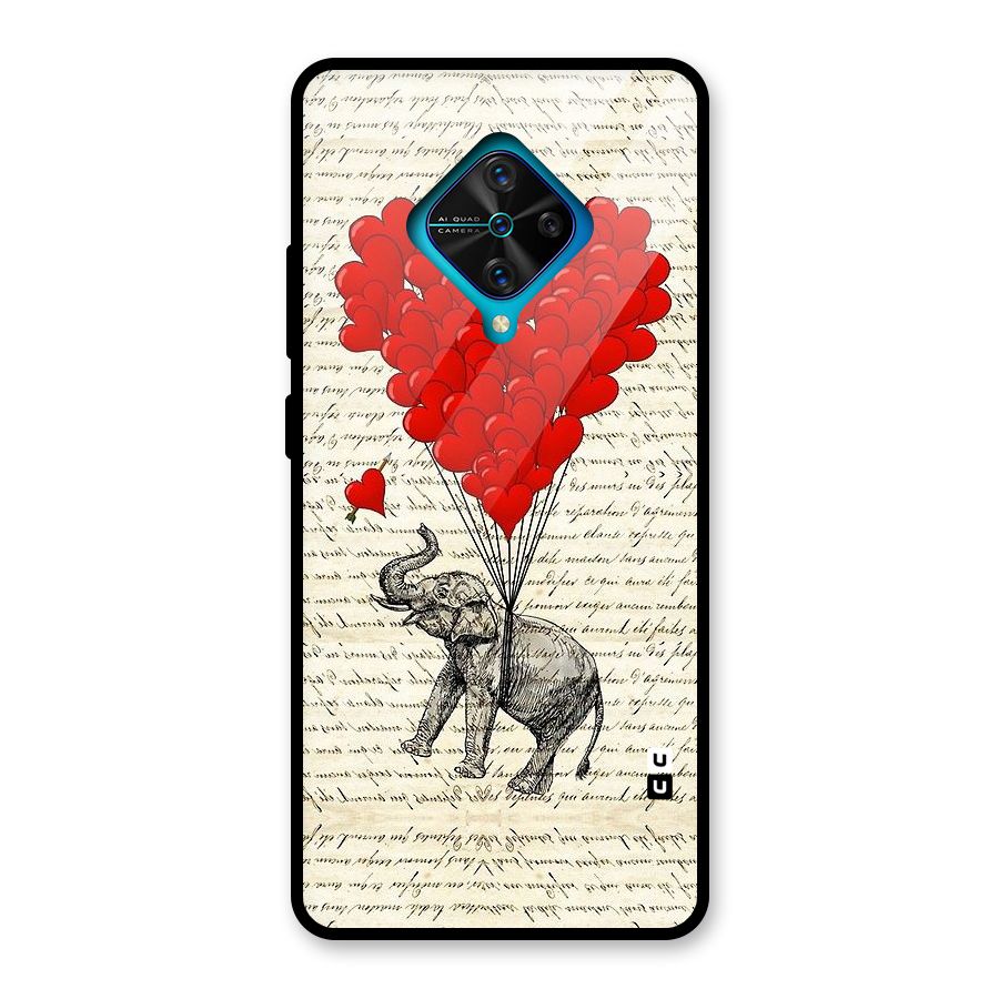 Love Weight Glass Back Case for Vivo S1 Pro