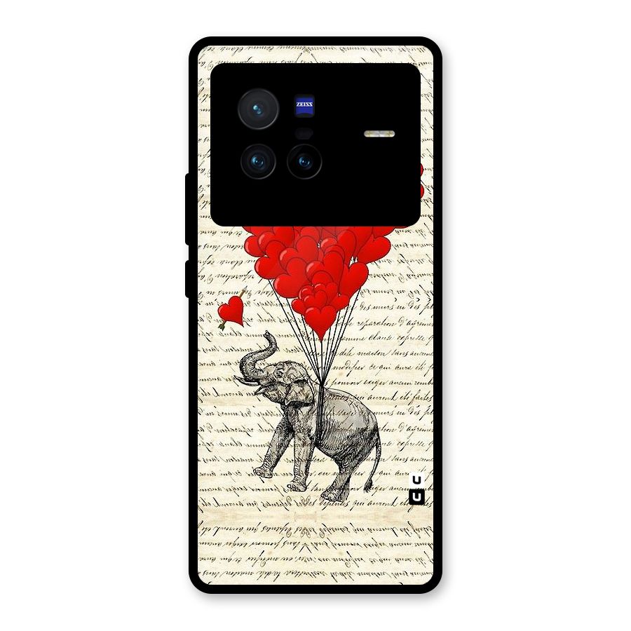 Love Weight Glass Back Case for Vivo X80