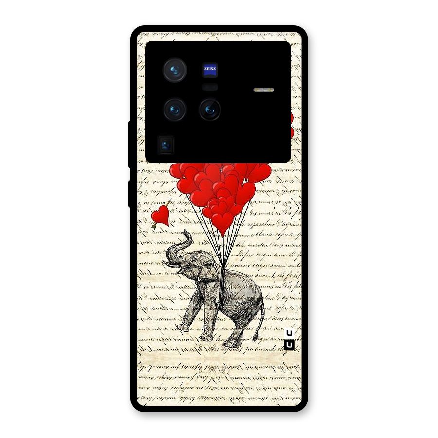 Love Weight Glass Back Case for Vivo X80 Pro