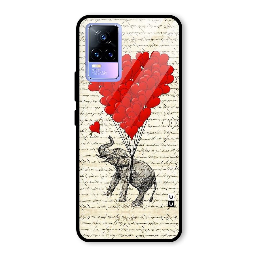 Love Weight Glass Back Case for Vivo Y73