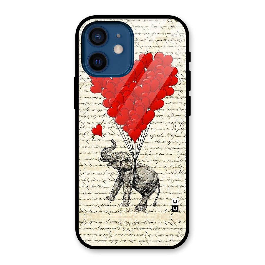 Love Weight Glass Back Case for iPhone 12 Mini