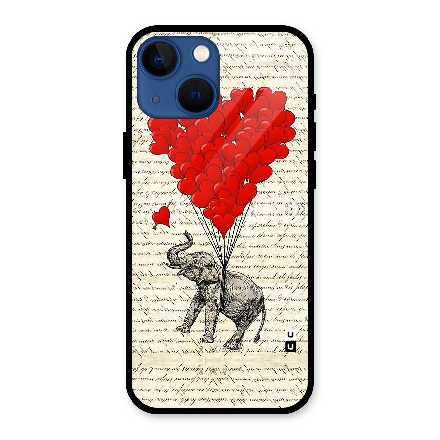 Love Weight Glass Back Case for iPhone 13 Mini