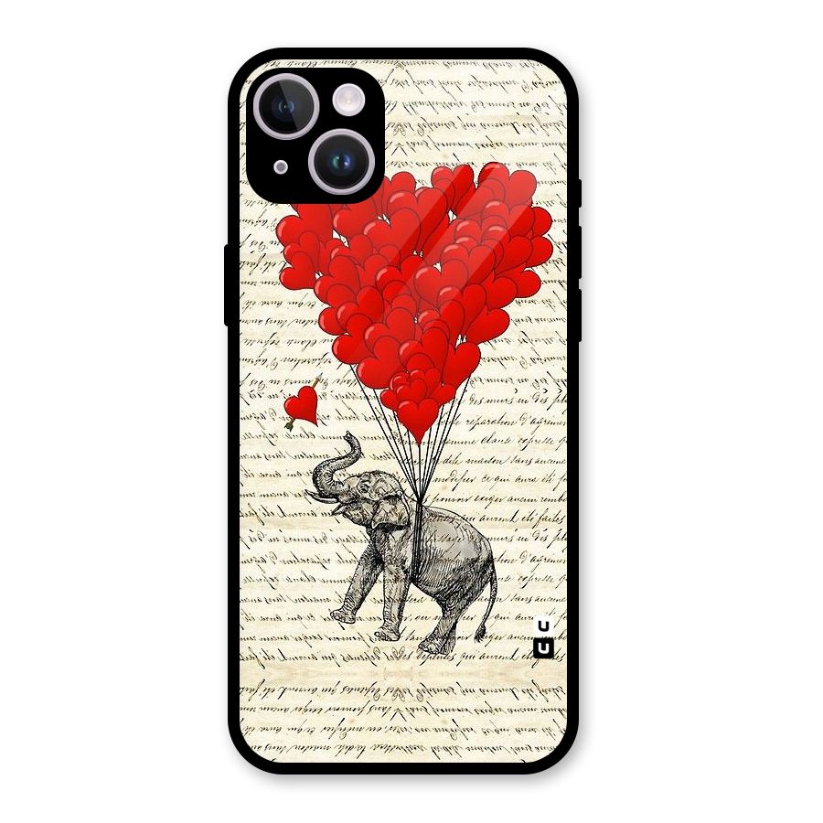 Love Weight Glass Back Case for iPhone 14 Plus