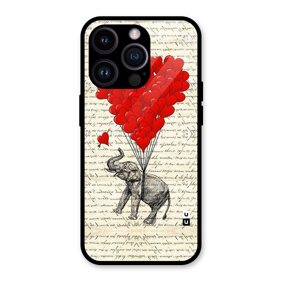 Love Weight Glass Back Case for iPhone 14 Pro
