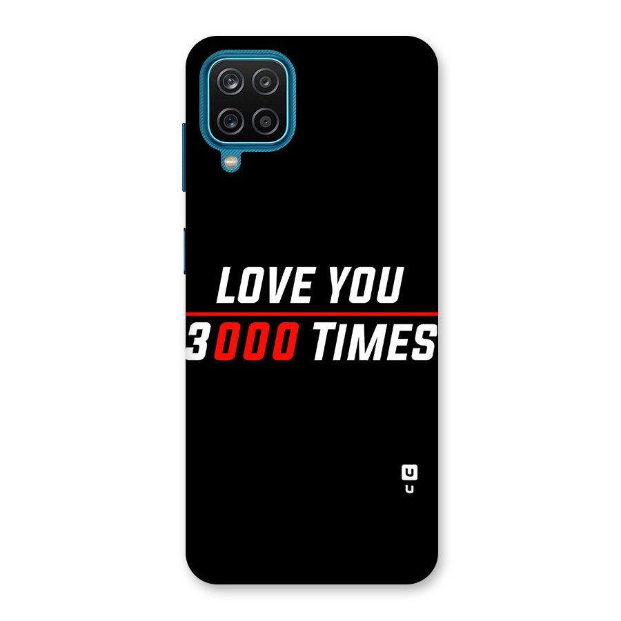 Love You 3000 Times Back Case for Galaxy M12