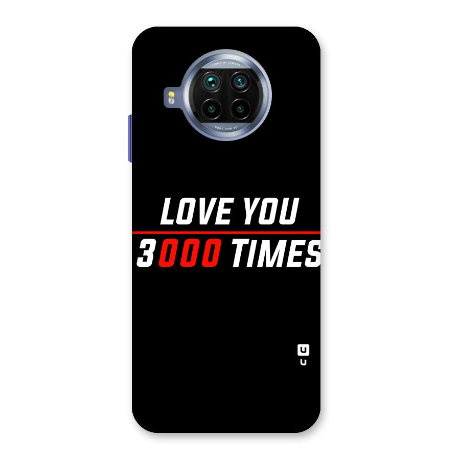 Love You 3000 Times Back Case for Mi 10i