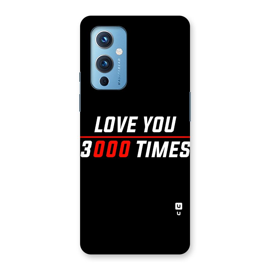 Love You 3000 Times Back Case for OnePlus 9