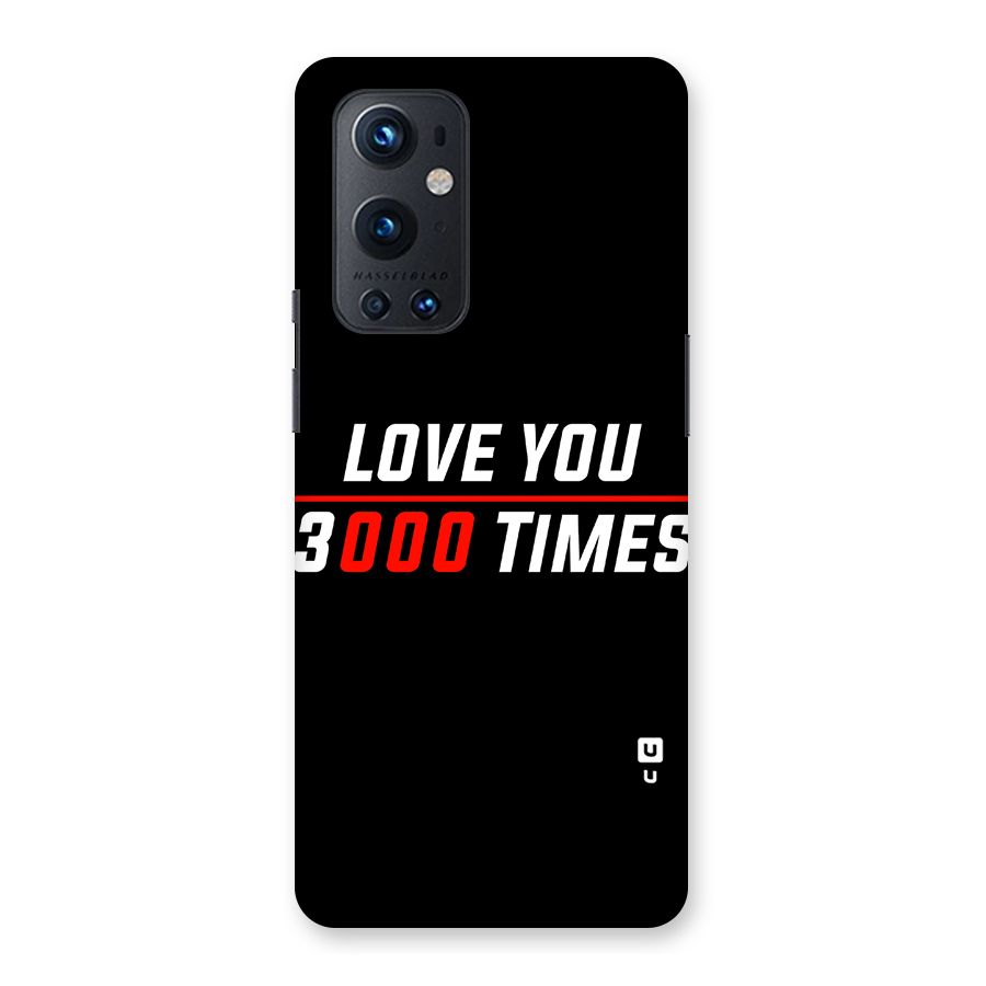 Love You 3000 Times Back Case for OnePlus 9 Pro