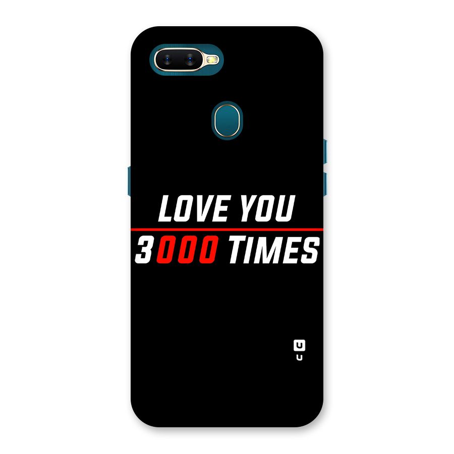 Love You 3000 Times Back Case for Oppo A11k