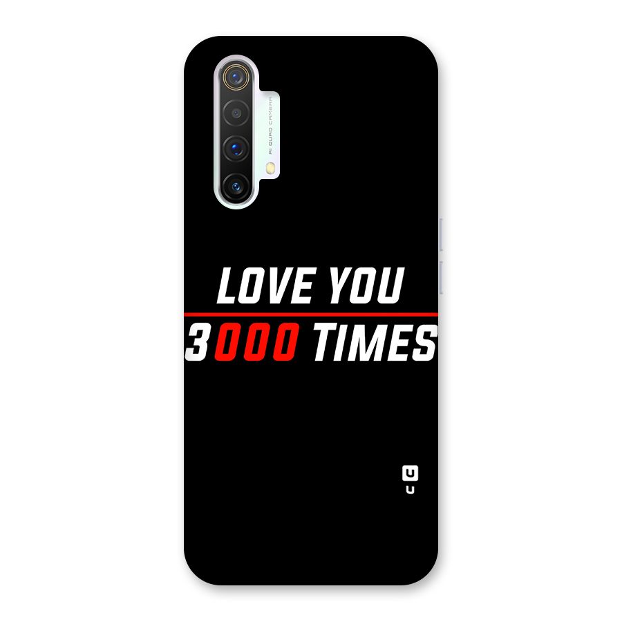 Love You 3000 Times Back Case for Realme X3 SuperZoom