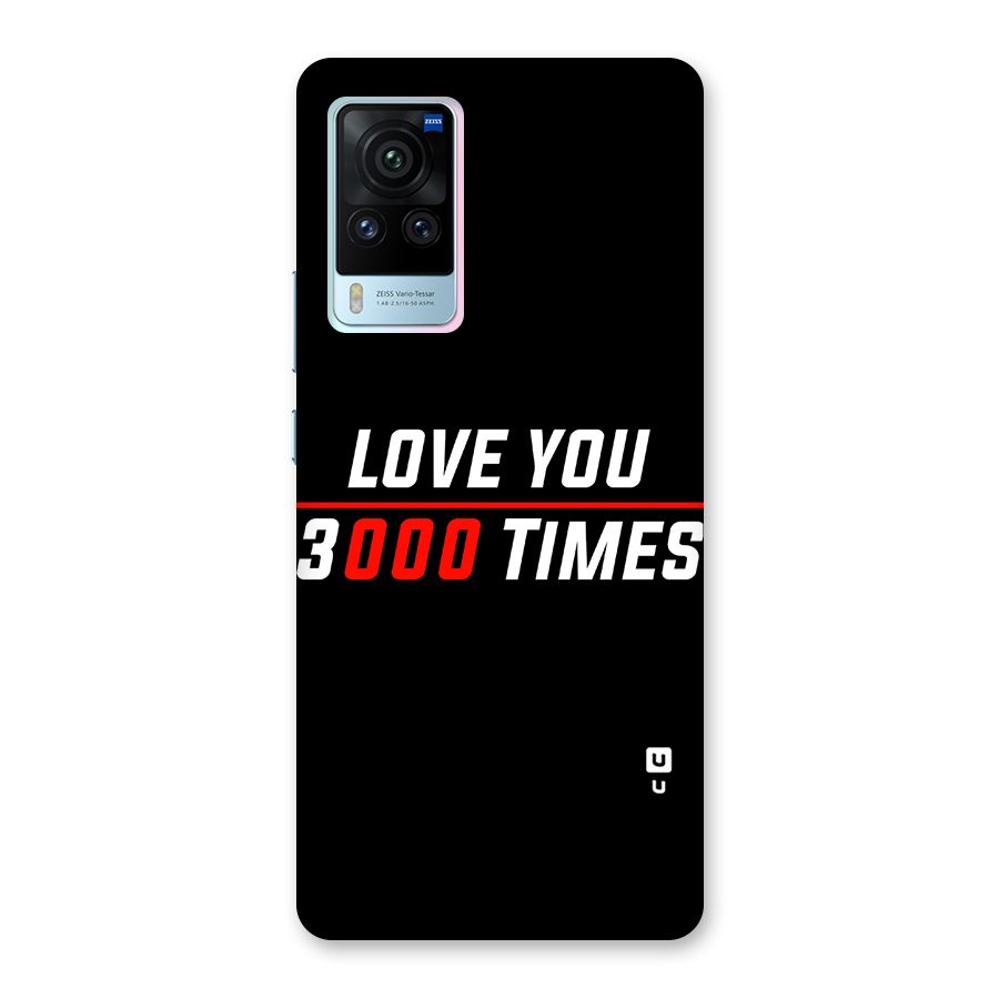 Love You 3000 Times Back Case for Vivo X60 Pro