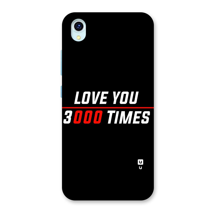 Love You 3000 Times Back Case for Vivo Y1s