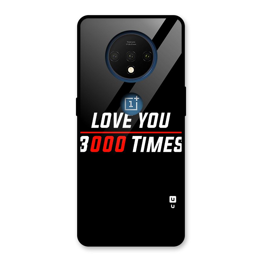 Love You 3000 Times Glass Back Case for OnePlus 7T