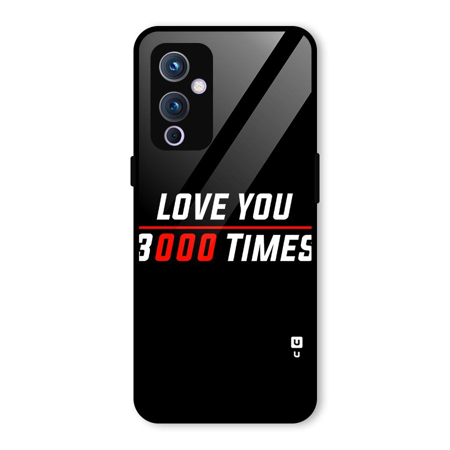Love You 3000 Times Glass Back Case for OnePlus 9