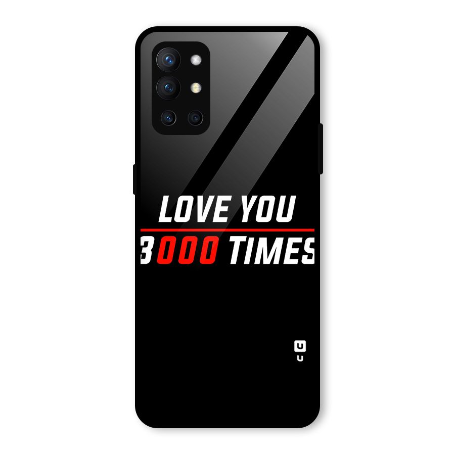 Love You 3000 Times Glass Back Case for OnePlus 9R