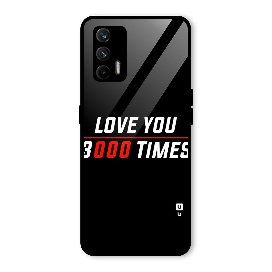 Love You 3000 Times Glass Back Case for Realme GT 5G