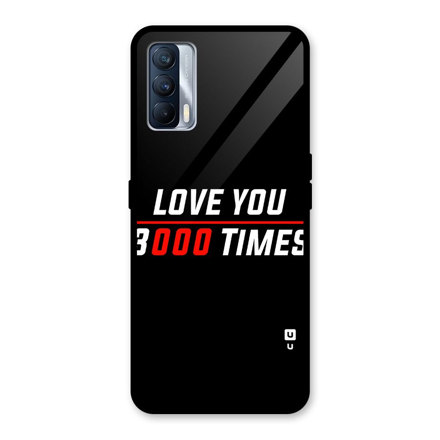 Love You 3000 Times Glass Back Case for Realme X7