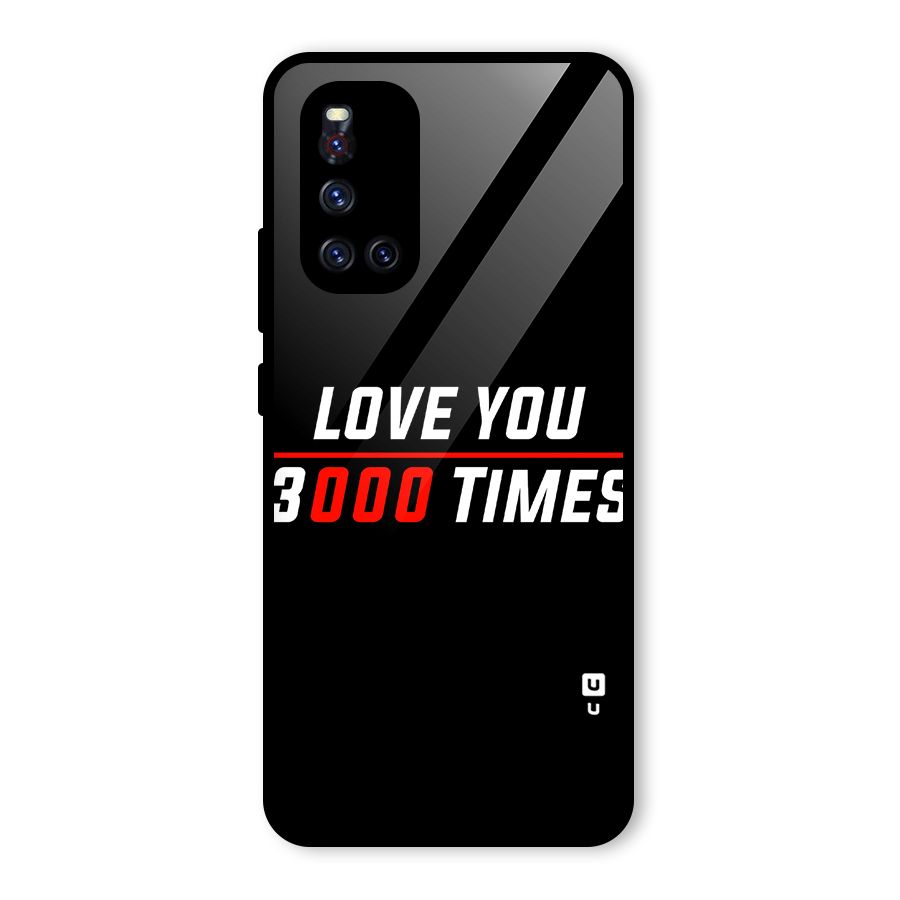 Love You 3000 Times Glass Back Case for Vivo V19