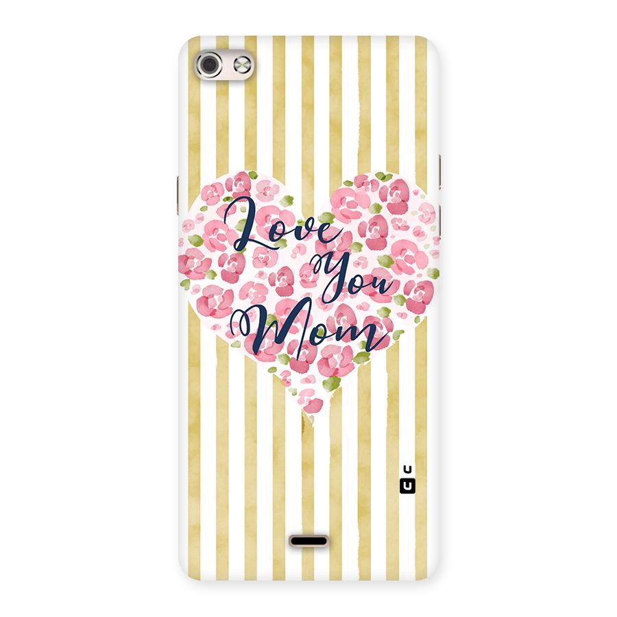 Love You Mom Back Case for Micromax Canvas Silver 5