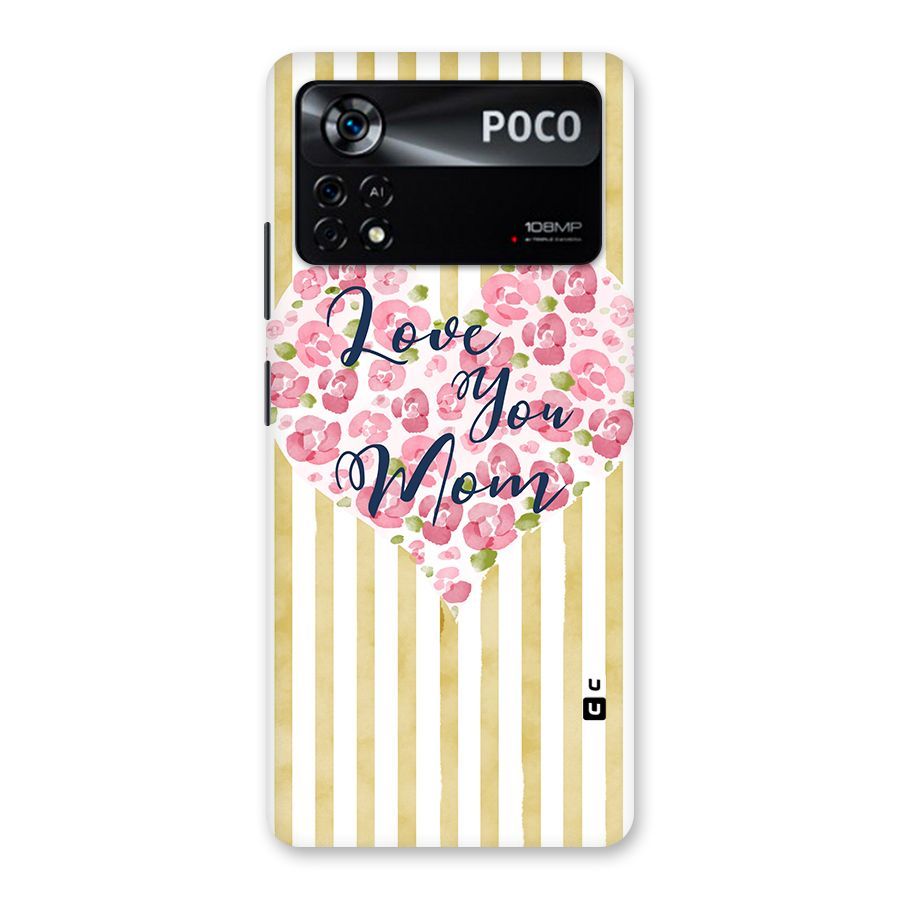 Love You Mom Back Case for Poco X4 Pro 5G