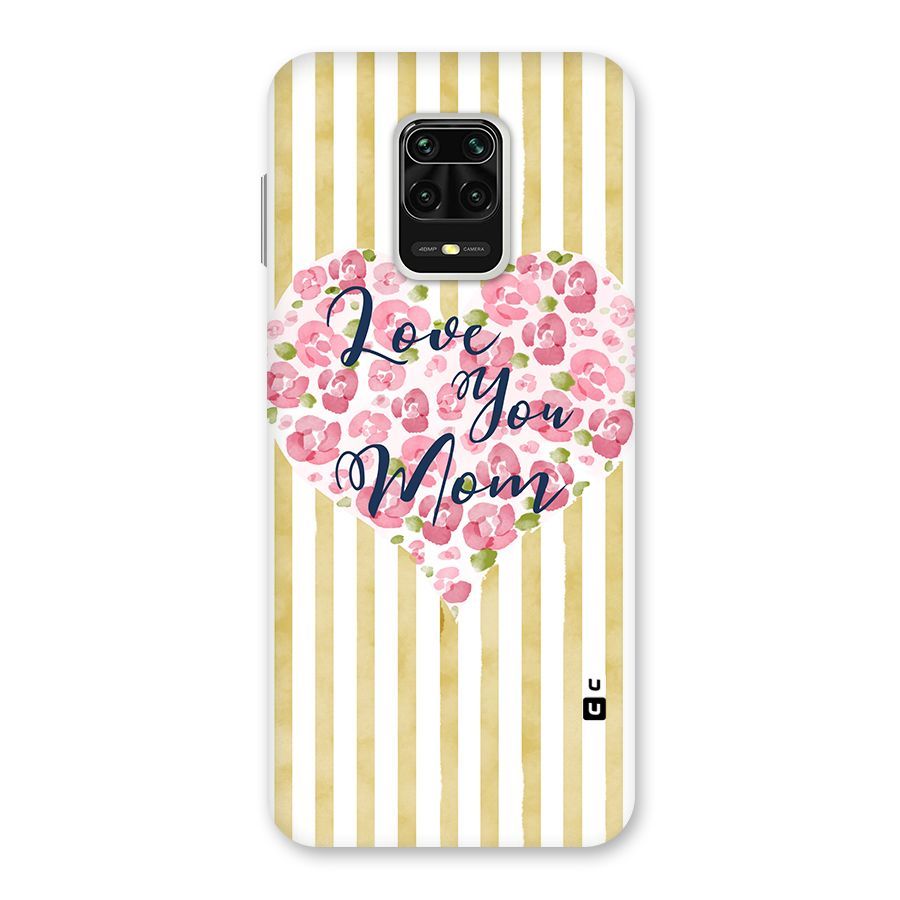 Love You Mom Back Case for Redmi Note 9 Pro Max