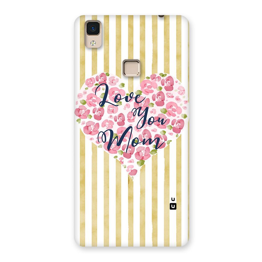 Love You Mom Back Case for V3 Max