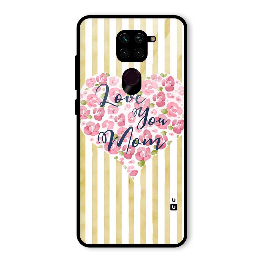 Love You Mom Glass Back Case for Redmi Note 9