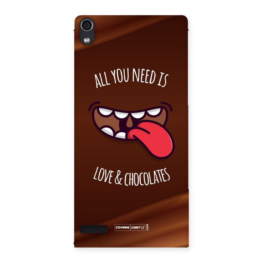 Love and Chocolates Back Case for Ascend P6