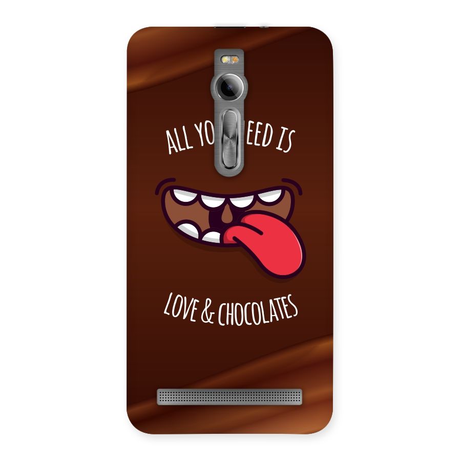 Love and Chocolates Back Case for Asus Zenfone 2